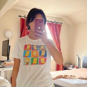 USED SIMPSONS TSHIRT KIDS